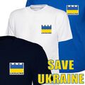 T-Shirt Save Ukraine - alle Größen für Erwachsene und Kinder - Kein Krieg nur Frieden