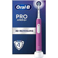 Oral-B Pro Junior 6+ lila Elektrische Zahnbürste, 3 Putzprogramme, Drucksensor