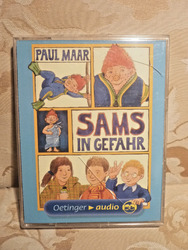 Sams in Gefahr MC 1 Und 2 - Lesung Paul Maar  und Rufus Beck Hülle m.Gebrauchss.
