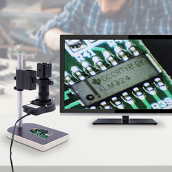 16MP Digital Industrie Mikroskop Kamera 1080P HD 180X Mikroskopkamera & Ständer