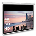 Rollolux Heimkino Beamer Rolloleinwand 300 x 169 cm 16:9 FULL HD HDTV 3D 4K 135"