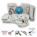 Nintendo Wii Mario Kart Konsolenpaket + 2 Controller & Räder Wii Sport spielen