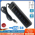 USB 3.0 HUB Verteiler Splitter Adapter Super Speed Datenhub 7Port für Laptop PC