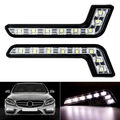 2x L/R L-FORM LED Tagfahrlicht Tagfahrleuchten DRL Weiß Universal Auto Scheinwer