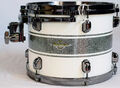 Tama Starclassic Bubinga Tom Tom BGT1209BN-SSR 12"x09" Silver Snow Racing Stripe