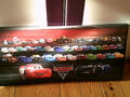 Disney Cars 3  Wandbild Kinderzimmer 70 x 33 cm Holzrahmen