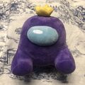 Among Us Imposter Collector's Limited Edition | Purple Crewmate w/ Crown Plush