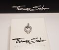 THOMAS SABO Charmträger Anhänger für Kette 925 Silber Pave Zirkonia Steine klar