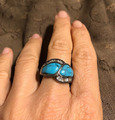 Fingerring Ring Indianerschmuck Navajo silber Türkis