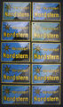 10 x Emailleschild Nordstern Versicherung / Ev. 101 M