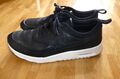 Nike Sneaker Gr. 40 UK 6 schwarz Leder wie neu Halbschuhe Sportschuhe Turnschuhe