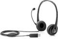 HP Stereo USB Headset - Schwarz (T1A67AA)