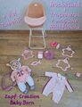 Baby Annabell Hochstuhl + Puppen-Trage-Overal 👉 12x Zapf Creation BABY born 🎁