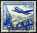🇨🇱 Chile 1950 Flugpostmarke MiNr.453 Briefmarke Stamps Timbres Sello 👍 used