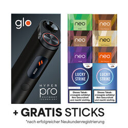 Die Neue Glo Hyper Pro Device Kit + 160 Gratis Sticks Neo / Veo⭐Top Angebot vom Zertifizierten Glo Händler⭐