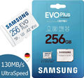 Samsung EVO Plus microSD Speicherkarte 256GB 130MB/s* A2 U3 4K Ultra HD