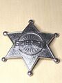 VINTAGE SHERIFF STAR BADGE STERN METALL 12 Gramm 70´s 80´s 