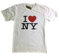 I Love NY New York Kurzärmelig Display Aufdruck Herz T-Shirt Ny Herren Nyc