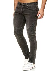 Tazzio Jeans Slim Fit Herren Jeanshose Stretch Designer Hose Denim Biker Style