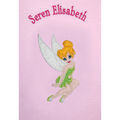 Tinkerbell (Peter Pan) personalisierte & Applikation superweiche Vliesdecke Baby