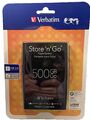 Festplatte Verbatim 53196, 500GB, USB 3.0, 6.35cm (2.5'')
