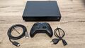 Xbox One X 1TB Spielekonsole mit Controller schwarz, voll funktionsfähig