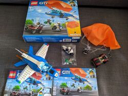 Lego City 60208 - Polizei Flucht mit Fallschirm Komplett Set