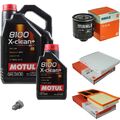 MAHLE Inspektionspaket 6 L Motul 5W-30 8100 X-clean+ für VW Polo 1.4 Ibiza IV