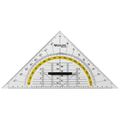 Dreieck Geodreieck Geometriedreieck Geometrie Winkelmesser 25cm 16cm Griff