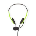 Stereo Headset Kopfhörer grün für Computer Musik Chat Spiele Konsole PC