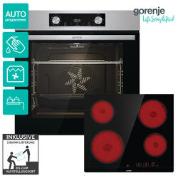 Backofen Set Herdset Einbaubackofen HiLight-Kochfeld Gorenje Jump Set 2ML