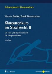 Klausurenkurs im Strafrecht II Werner Beulke (u. a.) Taschenbuch XXIII Deutsch