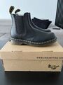 Dr. Martens 2976 Glatt Leder Unisex Chelsea Stiefel - Schwarz - EU 38 NEU✅