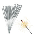 happy sparks® Wunderkerzen 17 cm - Sternspritzer für Partys & Silvester Kat. F1