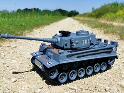 RC 2,4 Ghz Panzer TIGER Ferngesteuerter Kampfpanzer mit SchussfunktionSchussfunktion✅Realistischer Sound✅Beleuchtung✅