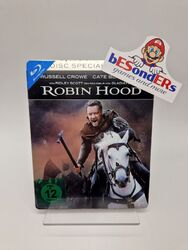 Robin Hood Special Edition Steelbook Blu Ray DVD 2 Disc