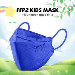 20x / 50x / 100x FFP2 Elough 4D Fisch Kinder Maske Mundschutz Atemschutz