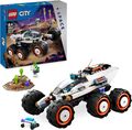 LEGO City 60431 Weltraum-Rover mit Außerirdischen Bausatz, Mehrfarbig