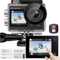 Action Cam 4K 20MP WiFi 40M Unterwasserkamera Ultra HD Touchscreen 5X Zoom