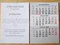 Kalender  -  3 Monats - Tischkalender 2024 - 2025  -  Ersatzblätter  -  NEU