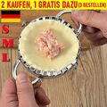 DE Edelstahl Knödel Teig Presse Maker Knödel Pie Ravioli Schimmel Form Werkzeuge