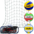 Volleyball-Set Ball #5 + Netz 9,5m x 1m + Tragetasche Beachball  Indoor Outdoor