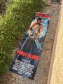 Rambo First Blood Kino Videothek BannerKunststoff Sylvester Stallone 2m Rare