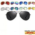 BalmyransLife ✨Pilotenbrille Sonnenbrille Uni Verspiegelt Fliegerbrille UV400