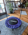 Trampolin Relaxdays Indoor klappbar mit Haltestange ø 102 cm gebraucht
