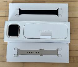 Apple Watch Series 9 GPS + Cellular 45mm Polarstern - inkl. 2 Band - neuwertig!