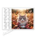 Katzenkalender + + Taschenkalender 2024  |  Cat Calendar 2024 [K19]