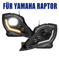 LED-Scheinwerfer Hi/Lo für YAMAHA RAPTOR YFZ 450 700R YFM 250 350 700 2006-2024