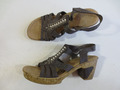 RIEKER Plateau Keil Sandale Sandalette 5 38  graubraun-taupe TIP TOP /17n