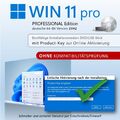 Windows 11 Professional Key + Installations-DVD/USB-Stick | Ohne TPM-CPU-Prüfung